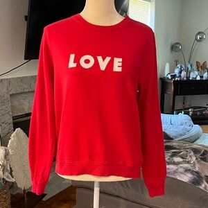 Women's Red Love Sweatshirt